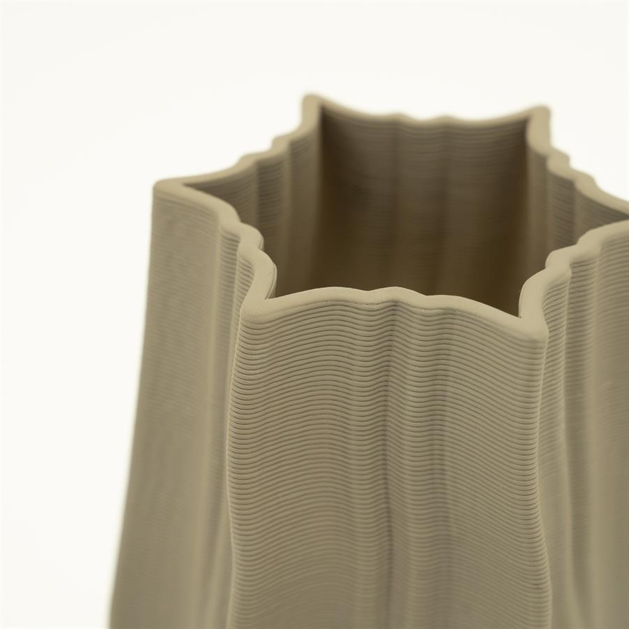 Pottery and vases Nove small 14,5x14,5x30 – taupe | By Boo