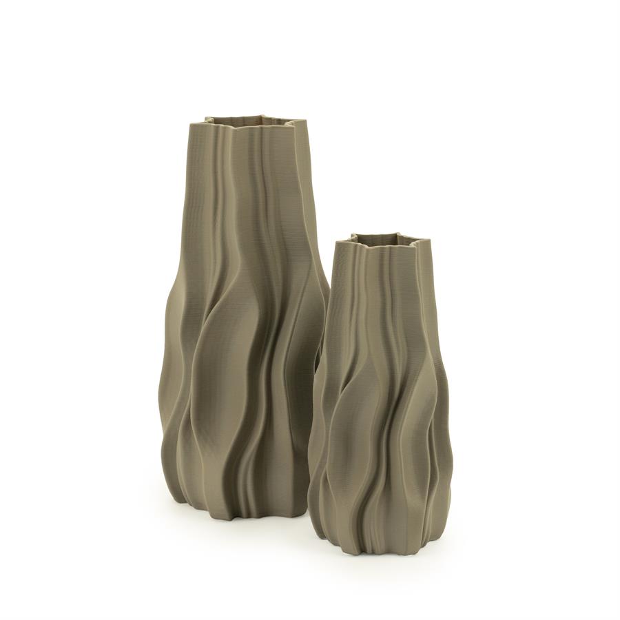 Pottery and vases Nove large 19x19x40 – taupe | By Boo