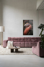 Flamingo – Glasschilderij