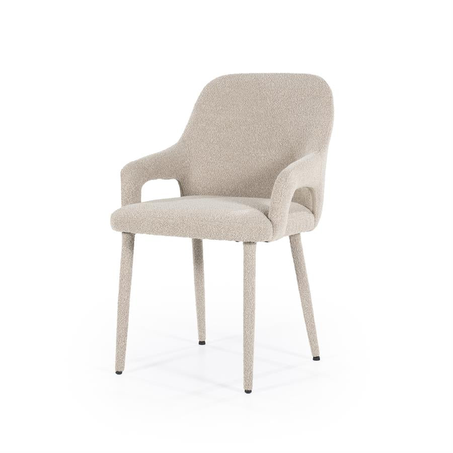 Stoel Chair Fika 56,5x59x86 – taupe | By Boo