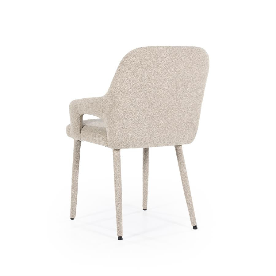 Stoel Chair Fika 56,5x59x86 – taupe | By Boo