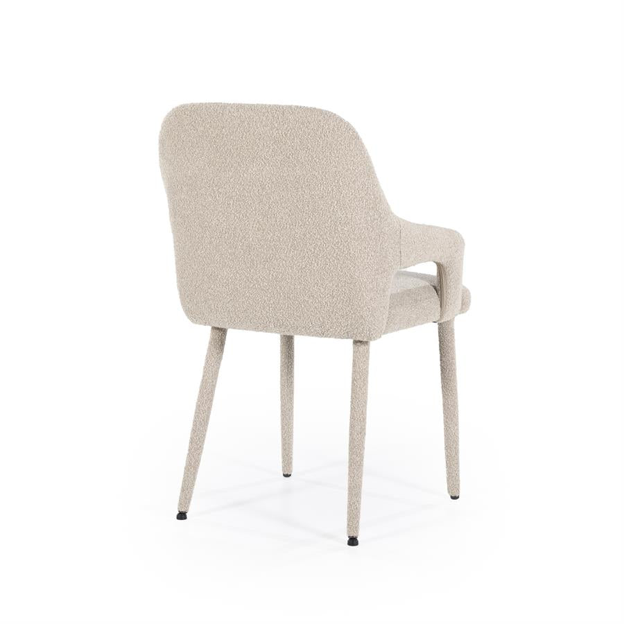 Stoel Chair Fika 56,5x59x86 – taupe | By Boo