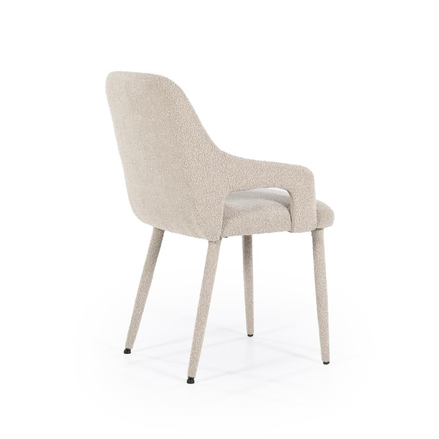 Stoel Chair Fika 56,5x59x86 – taupe | By Boo