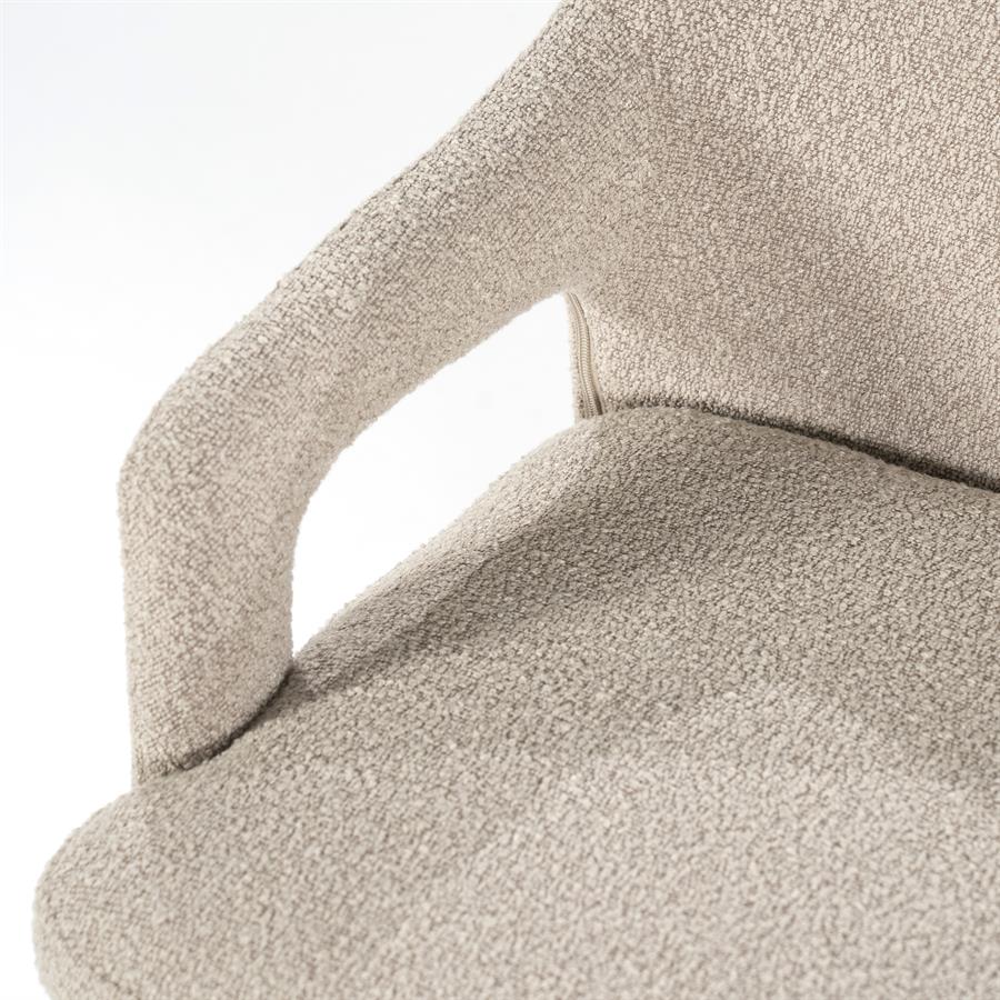Stoel Chair Fika 56,5x59x86 – taupe | By Boo