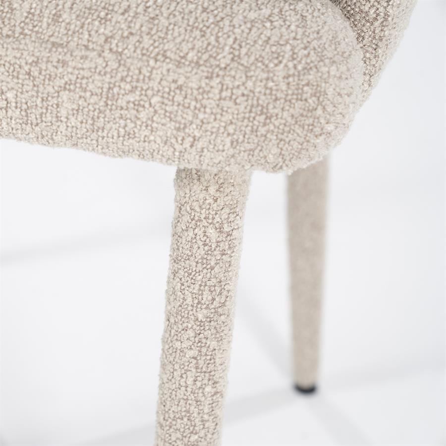 Stoel Chair Fika 56,5x59x86 – taupe | By Boo