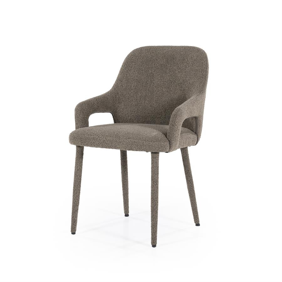 Stoel Chair Fika 56,5x59x86 – bruin | By Boo