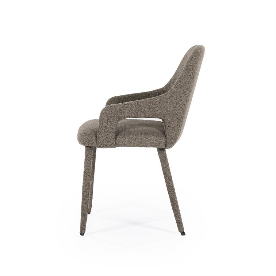 Stoel Chair Fika 56,5x59x86 – bruin | By Boo