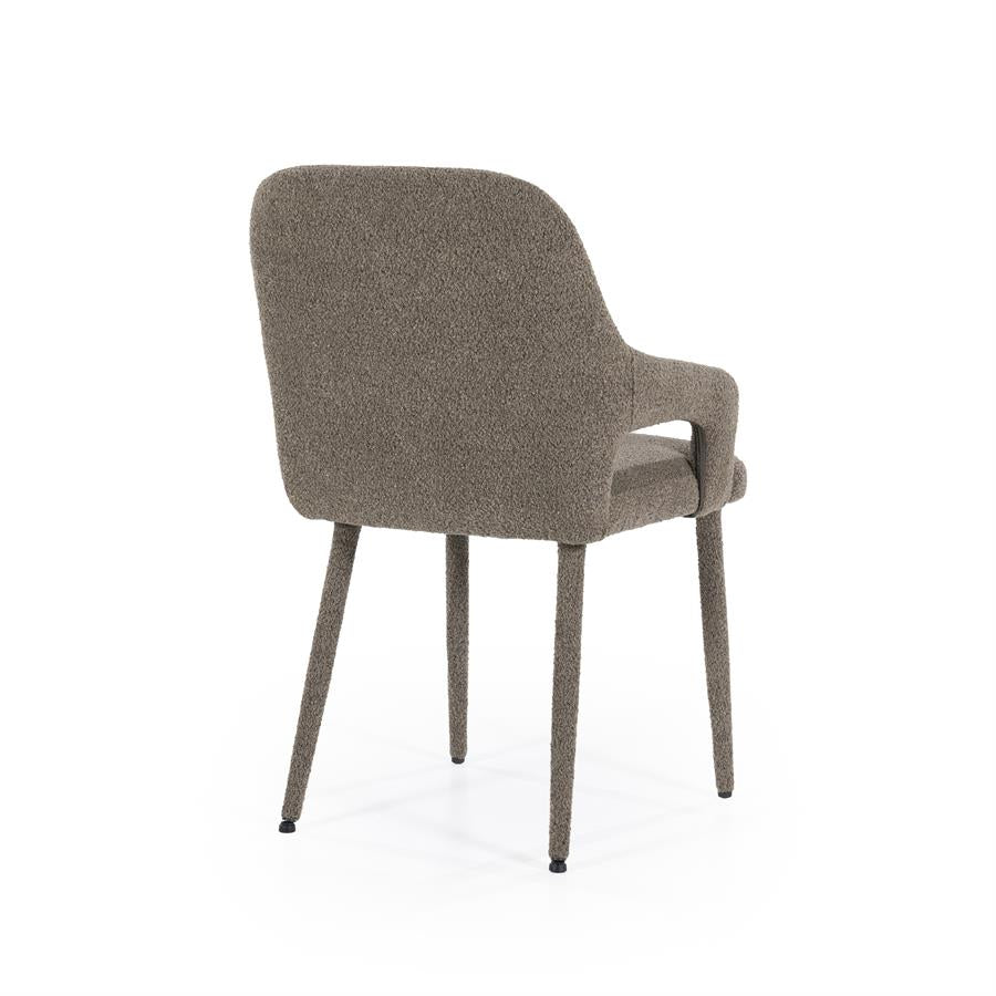 Stoel Chair Fika 56,5x59x86 – bruin | By Boo