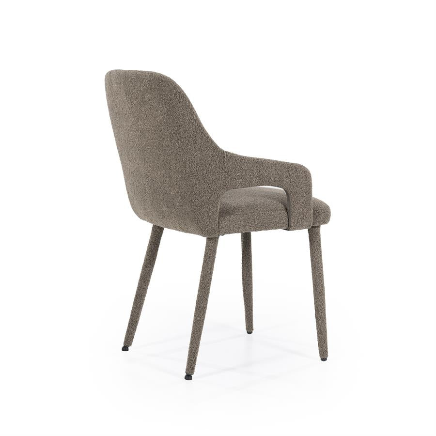 Stoel Chair Fika 56,5x59x86 – bruin | By Boo