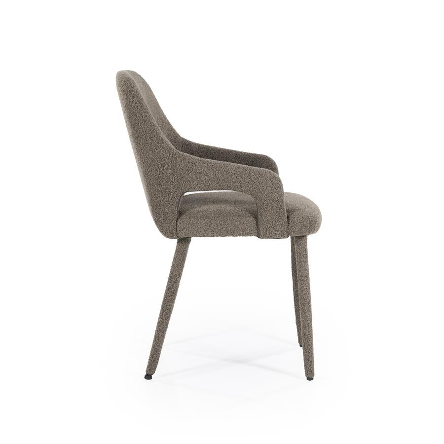 Stoel Chair Fika 56,5x59x86 – bruin | By Boo