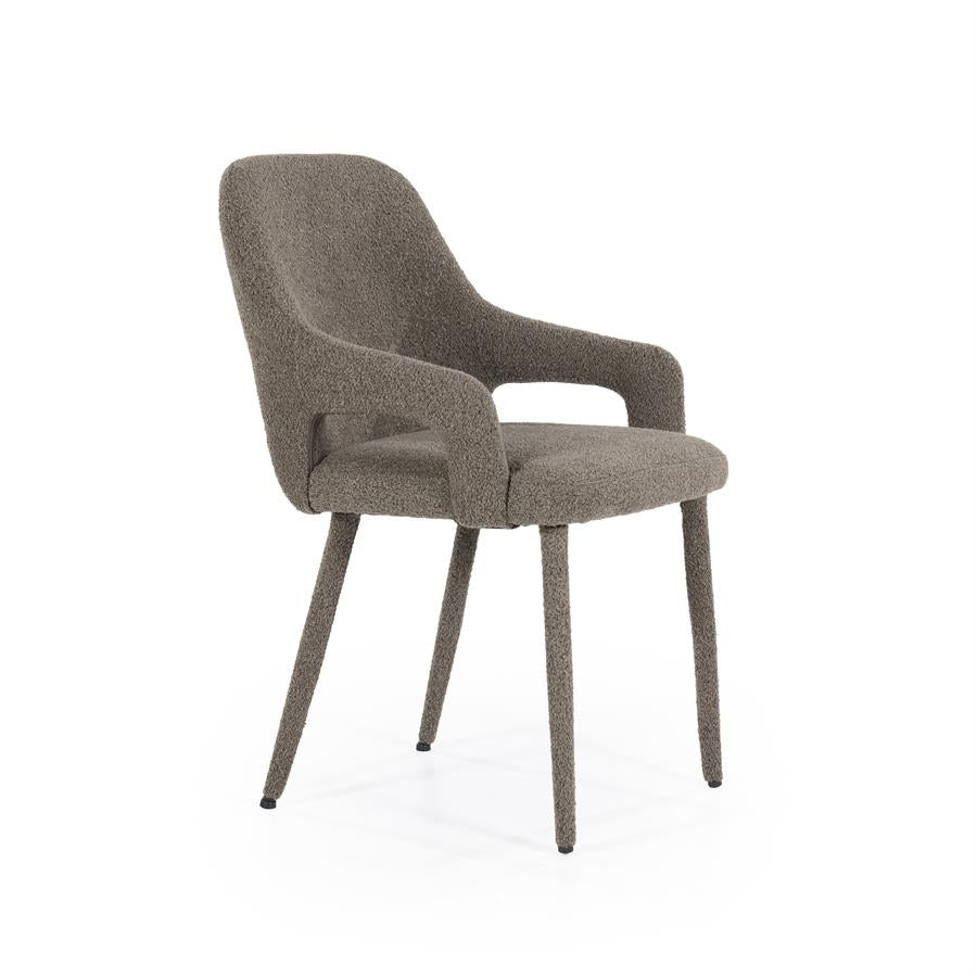 Stoel Chair Fika 56,5x59x86 – bruin | By Boo