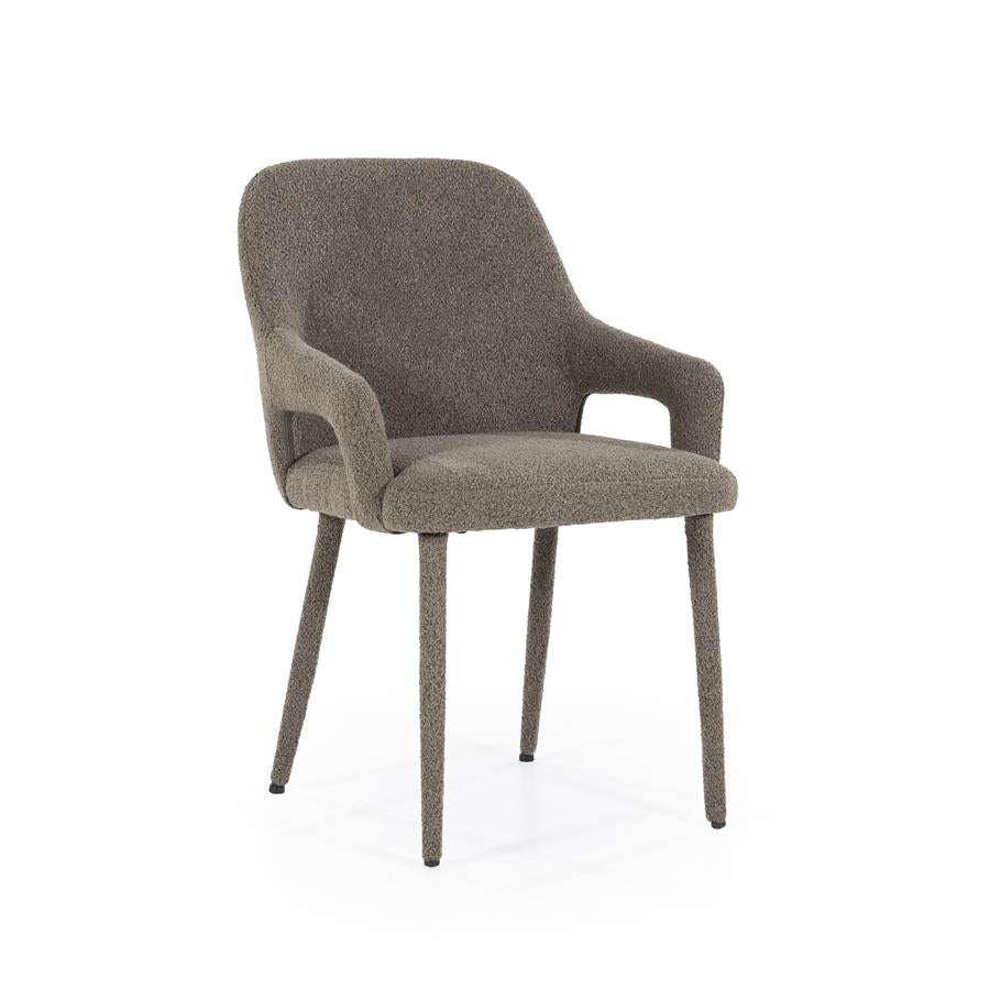 Stoel Chair Fika 56,5x59x86 – bruin | By Boo