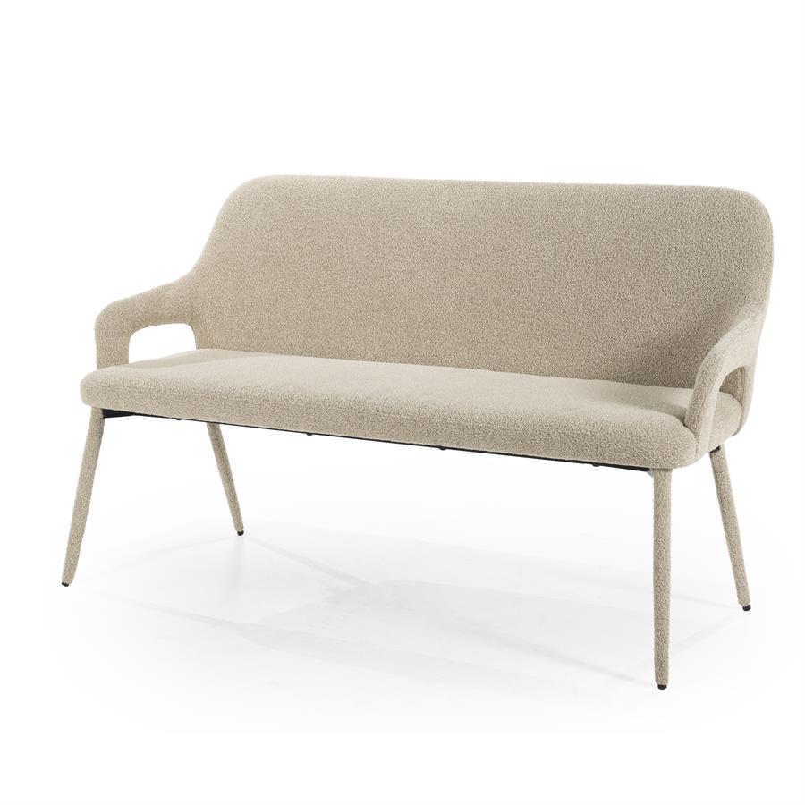 Poufs and stools Bench Fika 140x58x84 – taupe | By Boo