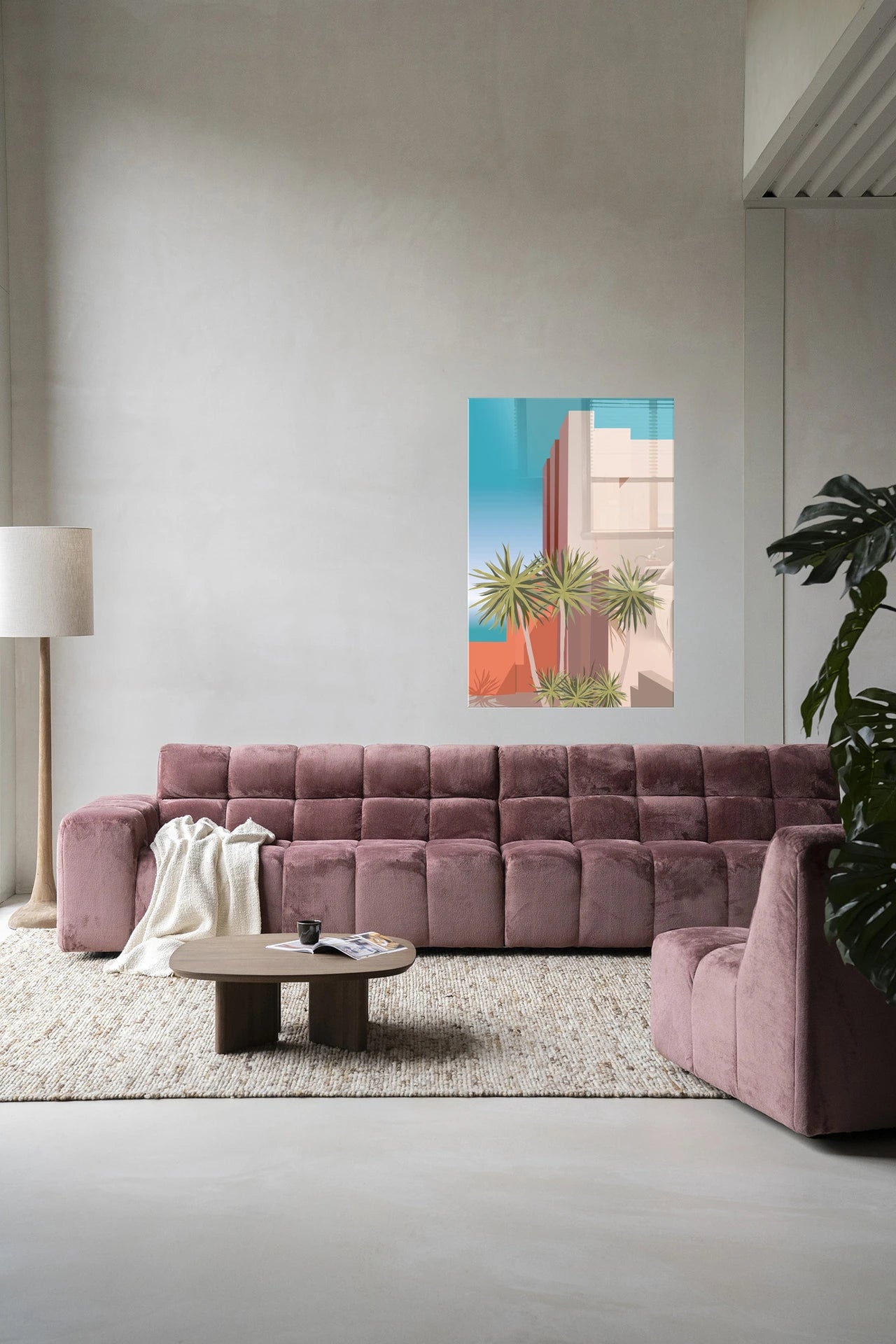 Tropical Place – Glasschilderij