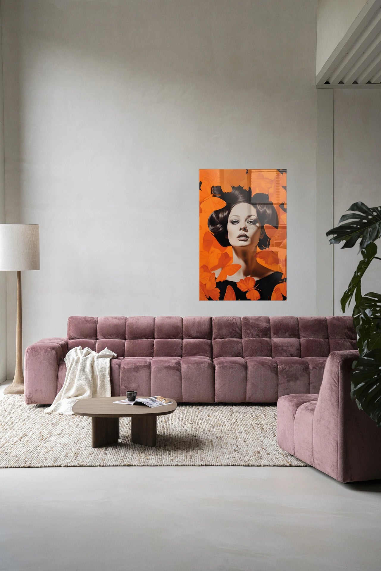 Abby – Glasschilderij