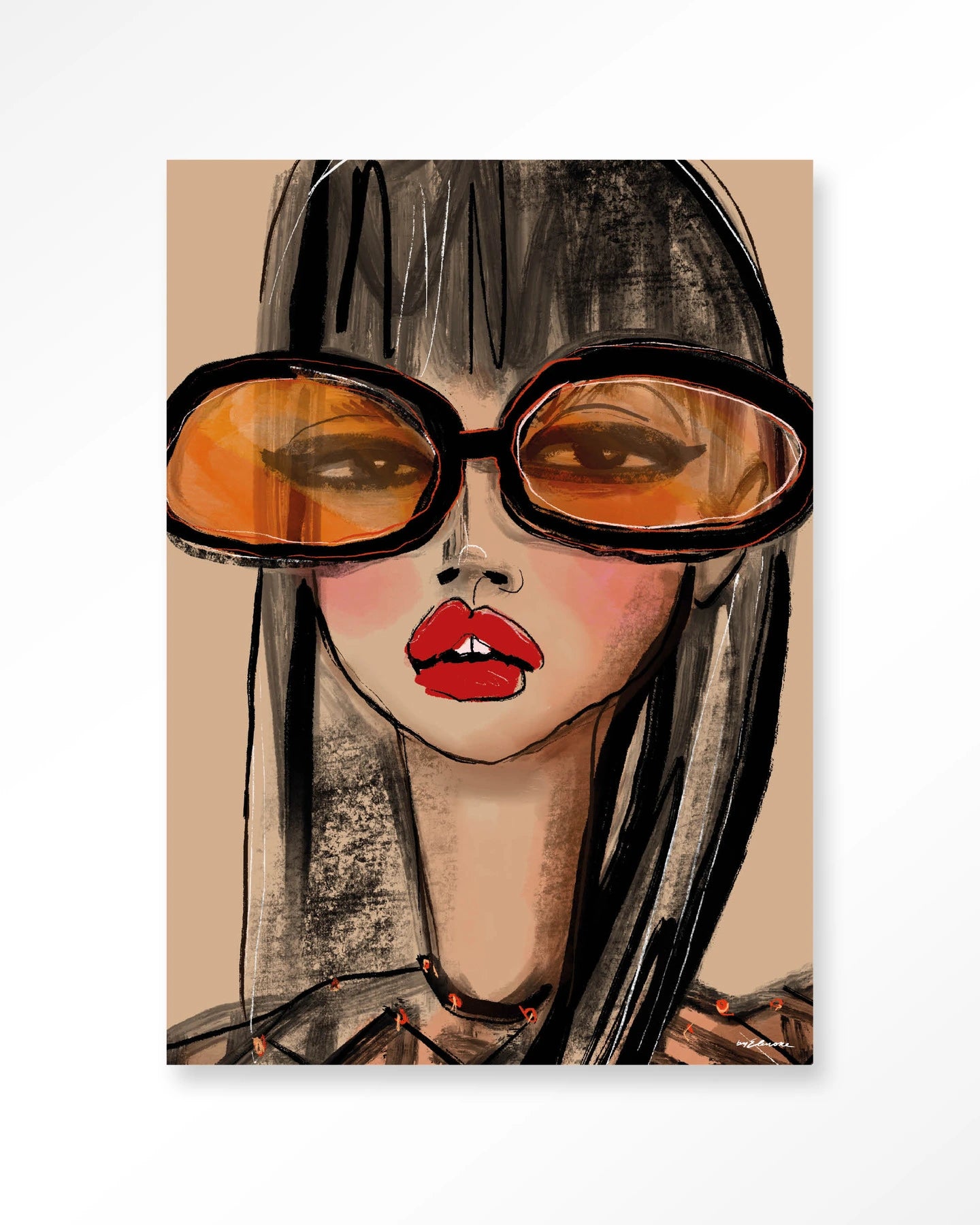 Sunny Orange – Art Print
