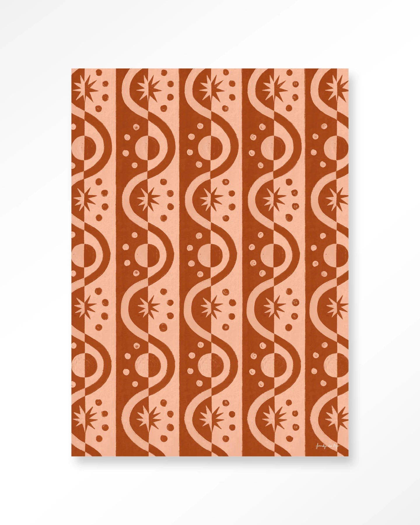 Moon Blockprint – Art Print