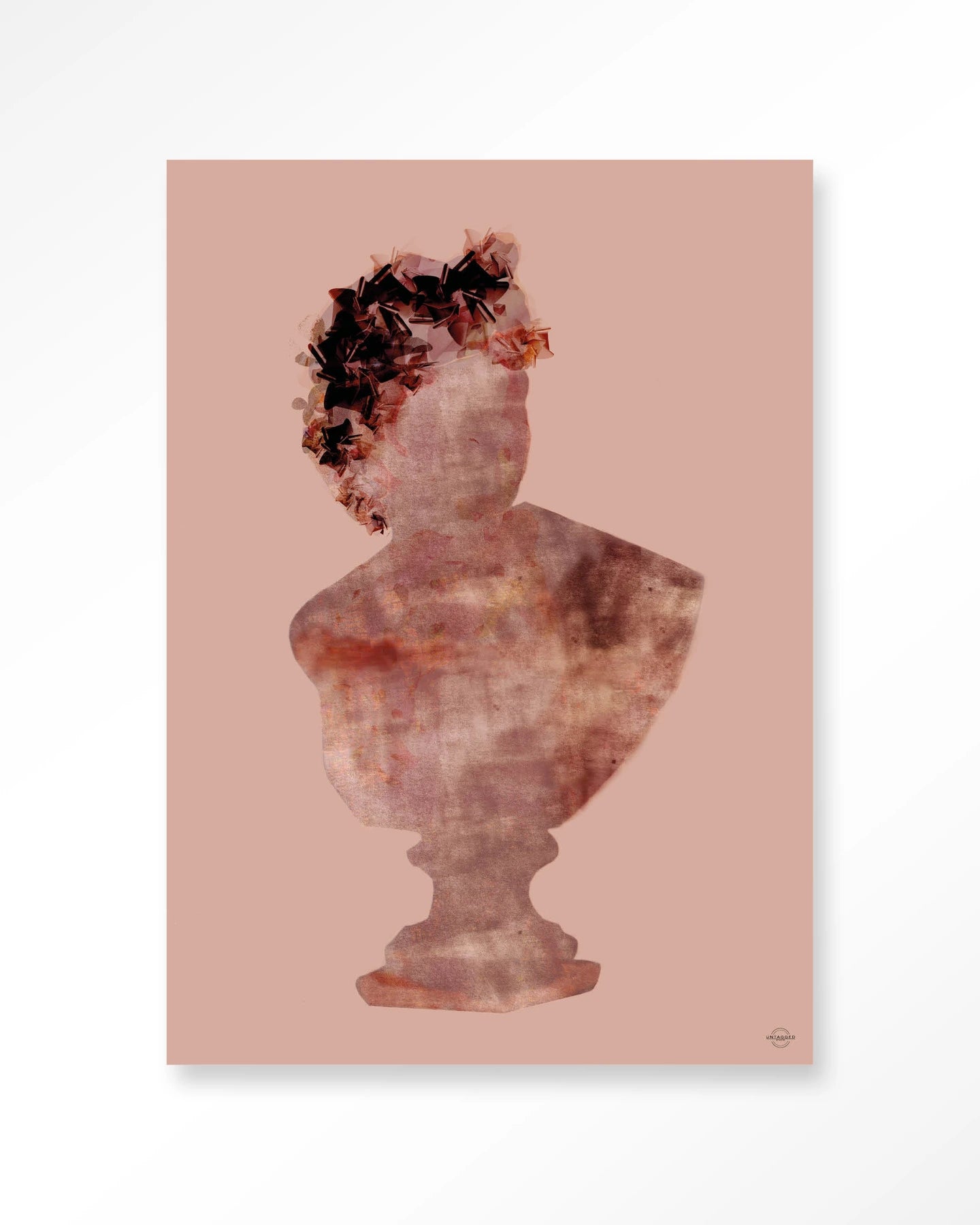 Eroded Roman Sculpture – Glasschilderij