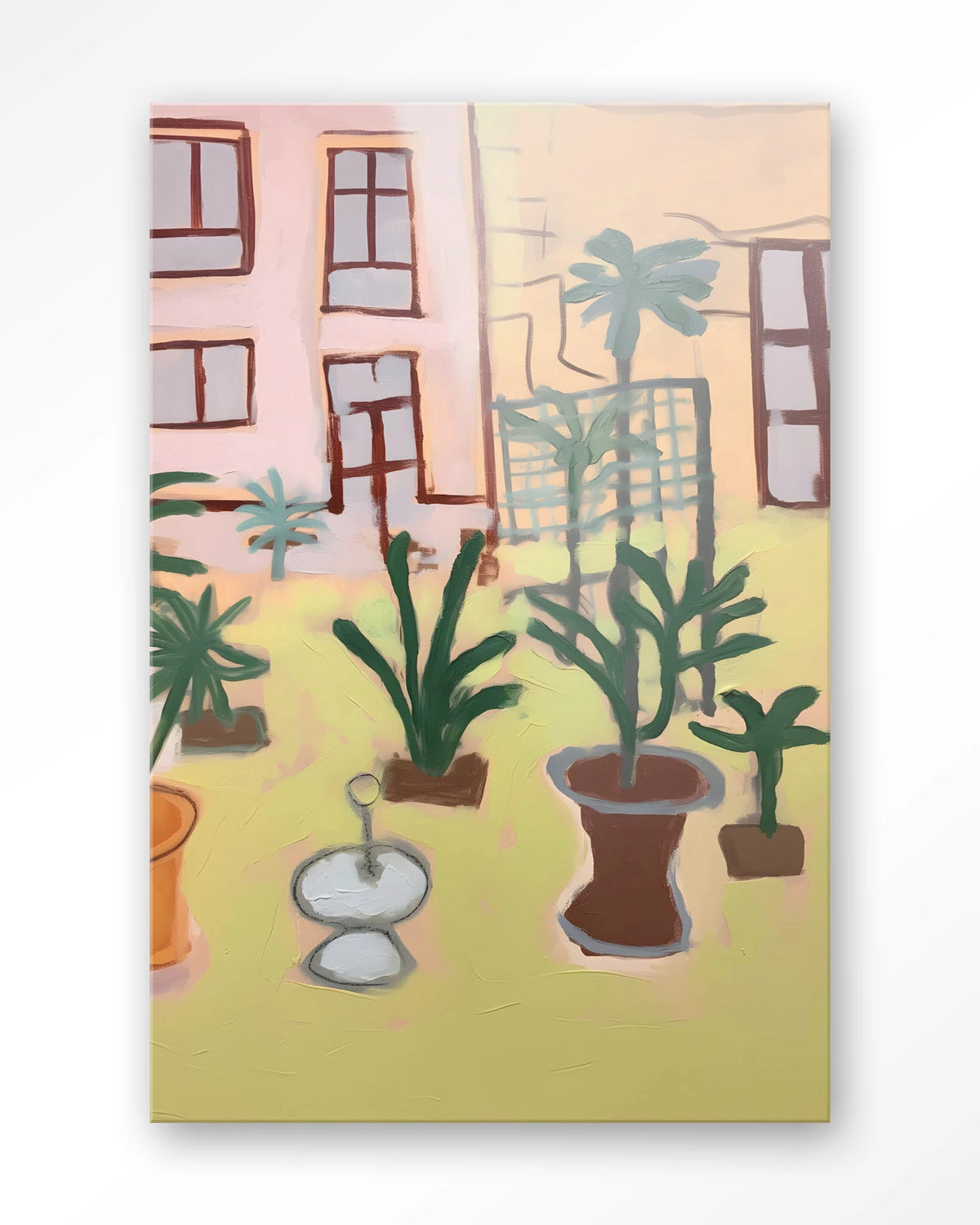 Boa Vista – potplanten in tuin – Glas – Blinde montage