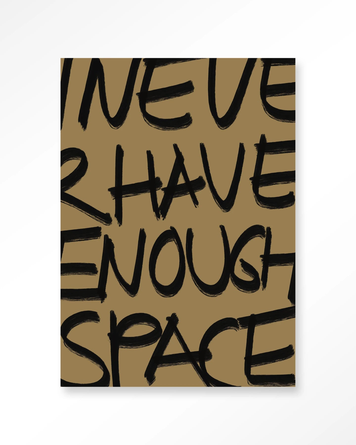 No Space – Art Print