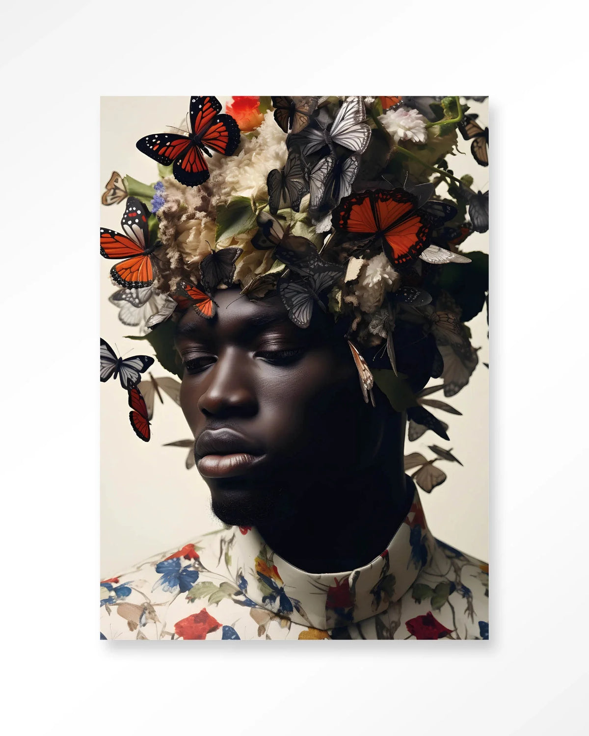 Papillon – Glasschilderij