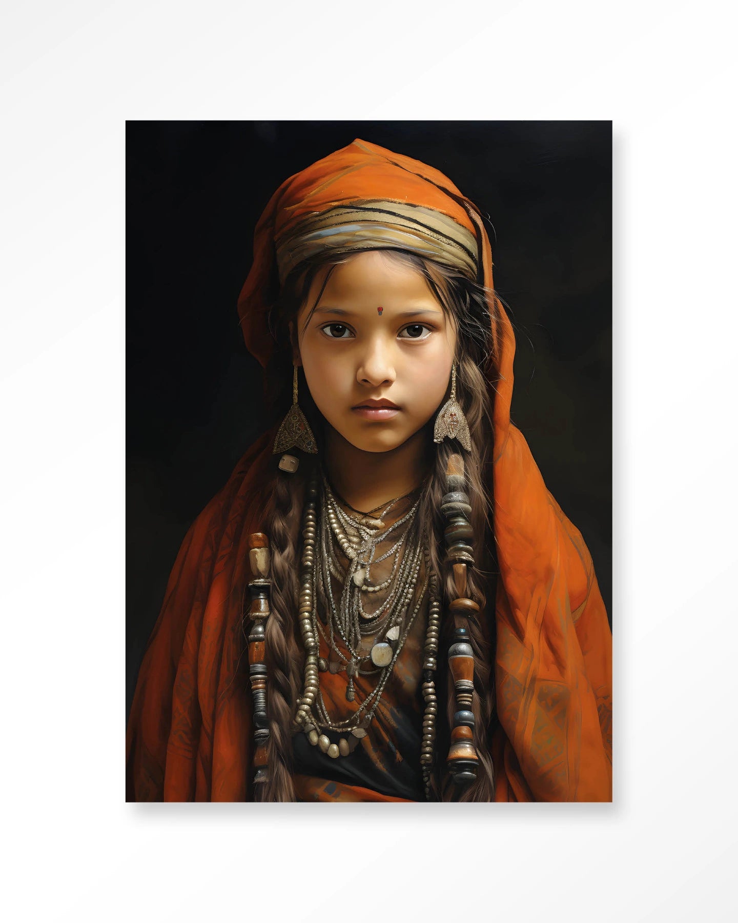 traditional-girl-glasschilderij