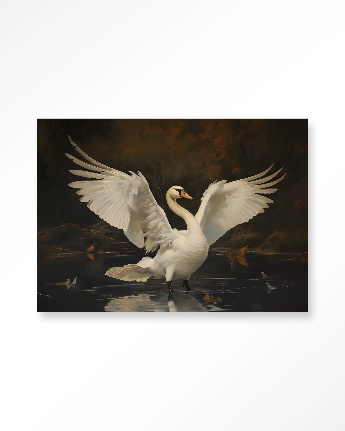swan-lake-glasschilderij