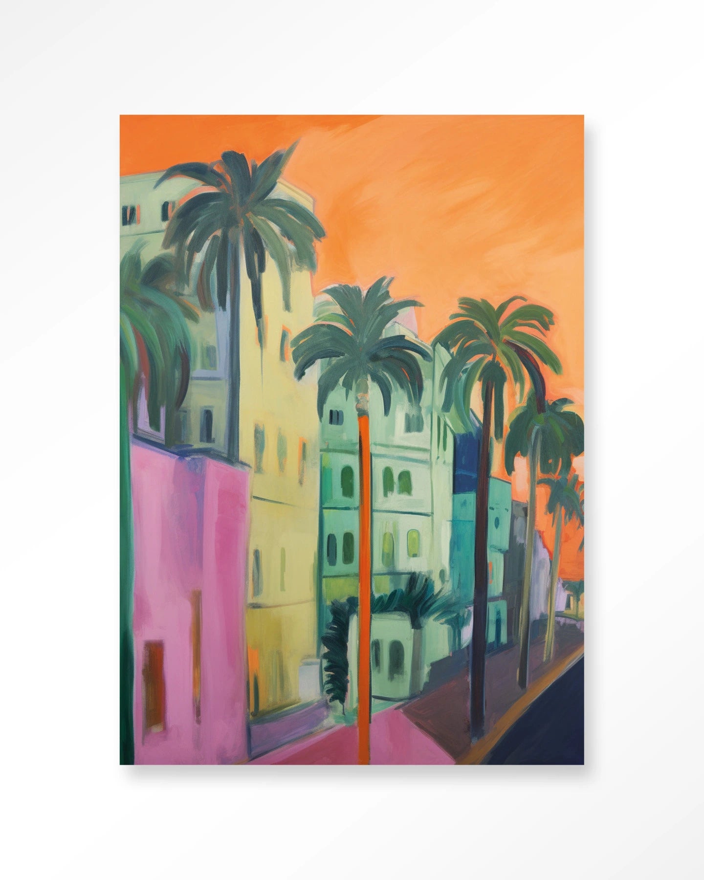 palm-street-glasschilderij