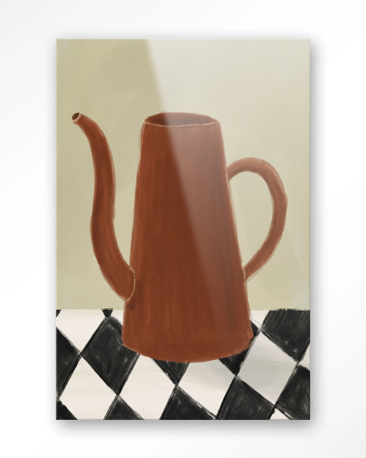 Vivid Vase 02 – kan op geblokte tafel – Glas – Blinde montage