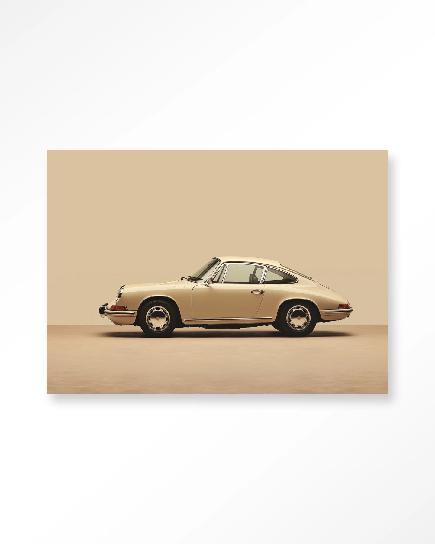 Vintage Porsche Beige – Wandkleed