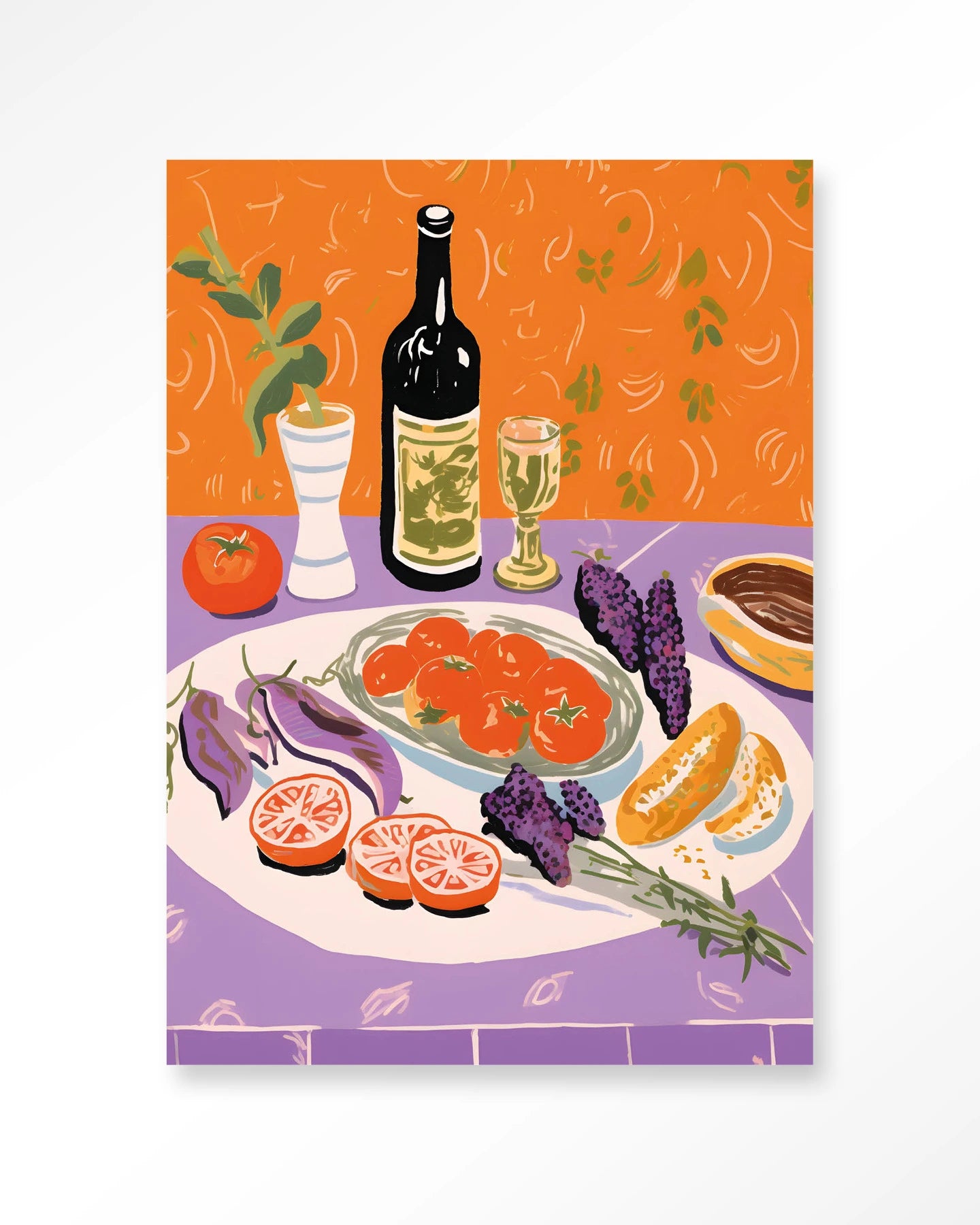 Mediterranean Table – Art Print