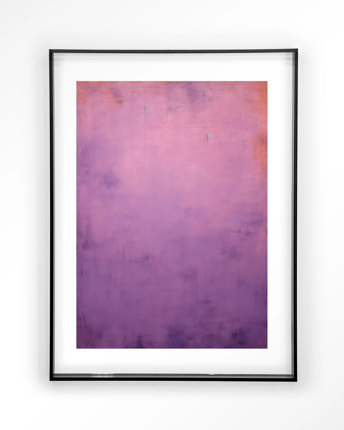 Purple Wandkleed – abstract in paars – Art print – Acryl zwart