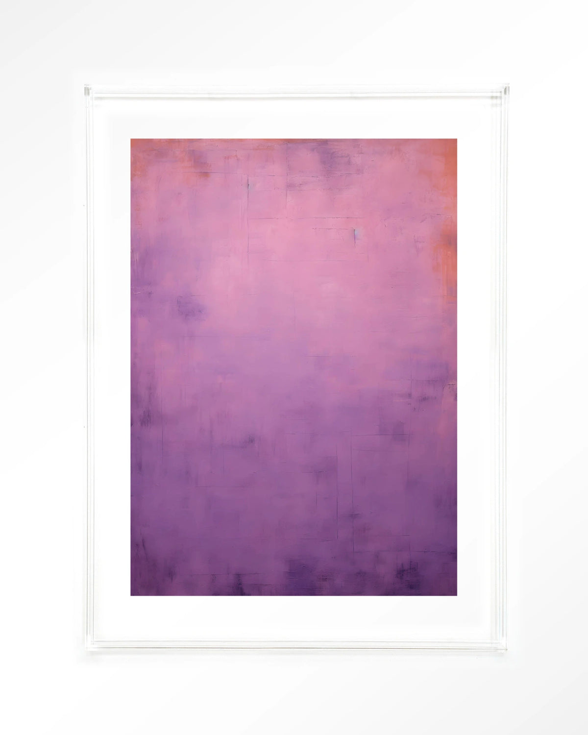 Purple Wandkleed – abstract in paars – Art print – Acryl doorzichtig
