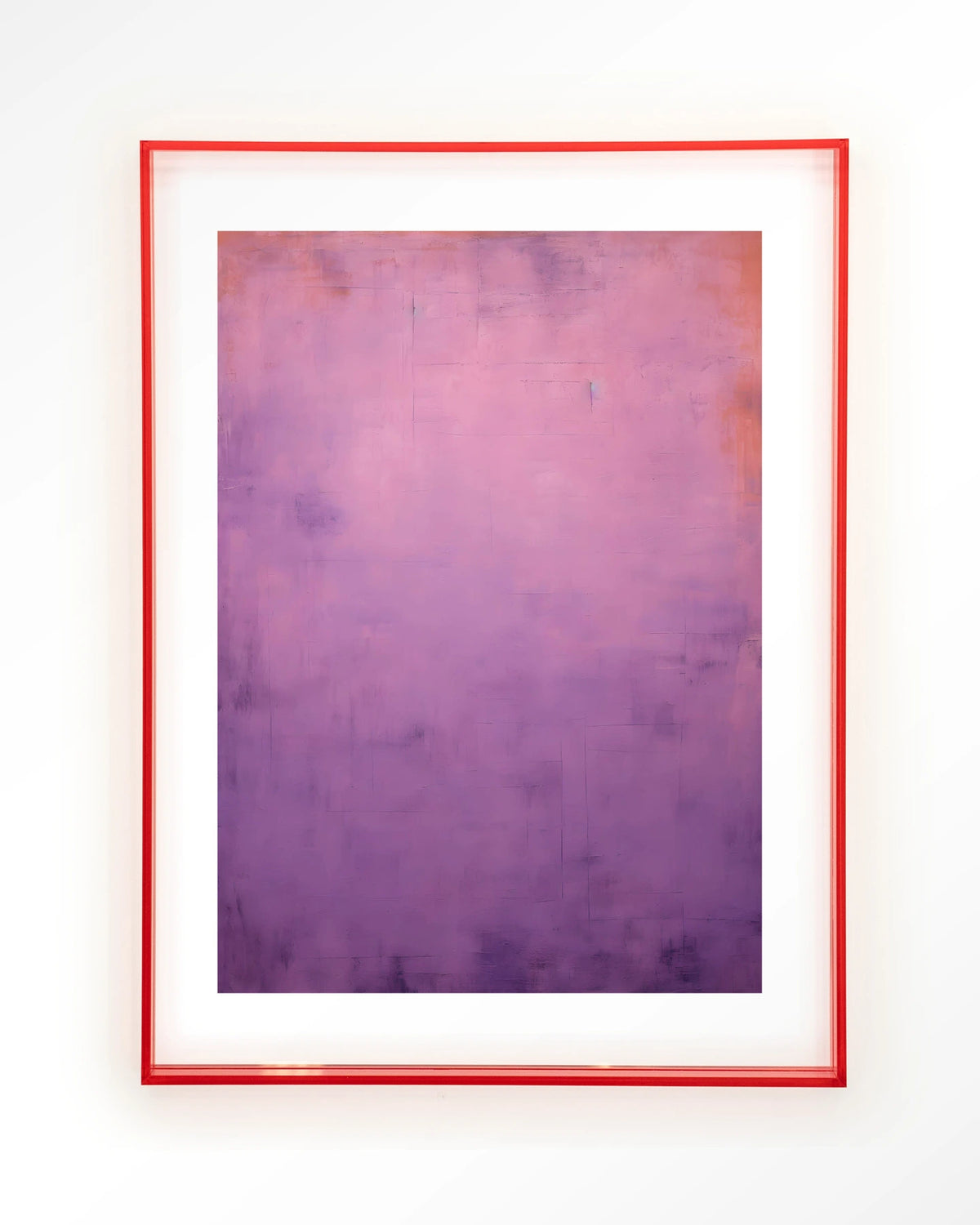 Purple Wandkleed – abstract in paars – Art print – Acryl roze