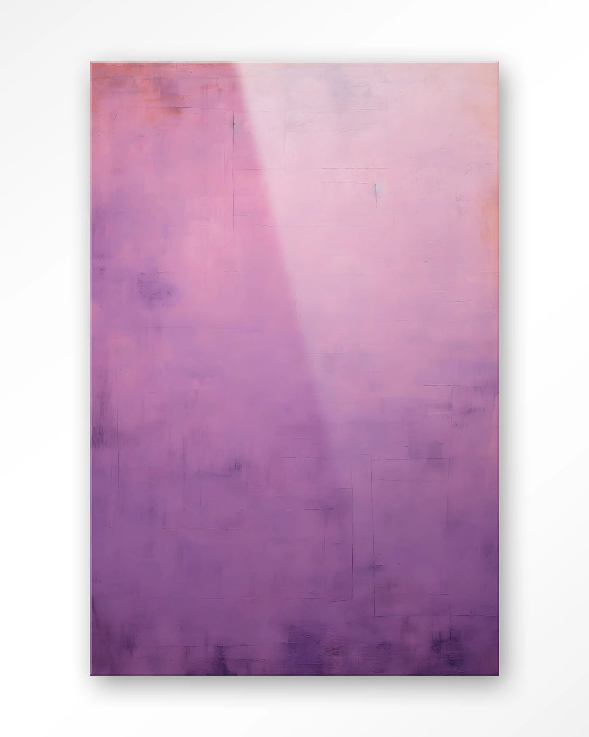 Purple Wandkleed – abstract in paars – Glas – Blinde montage
