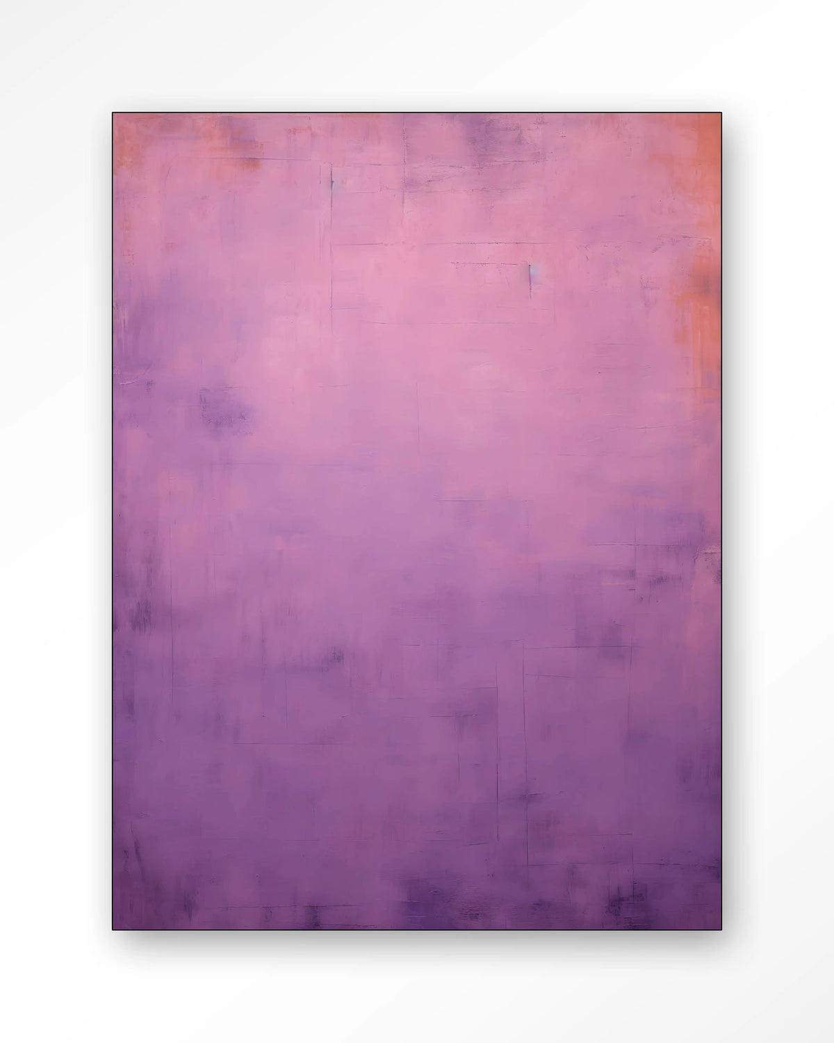 Purple Wandkleed – abstract in paars – Wandkleed – Frame – zwart