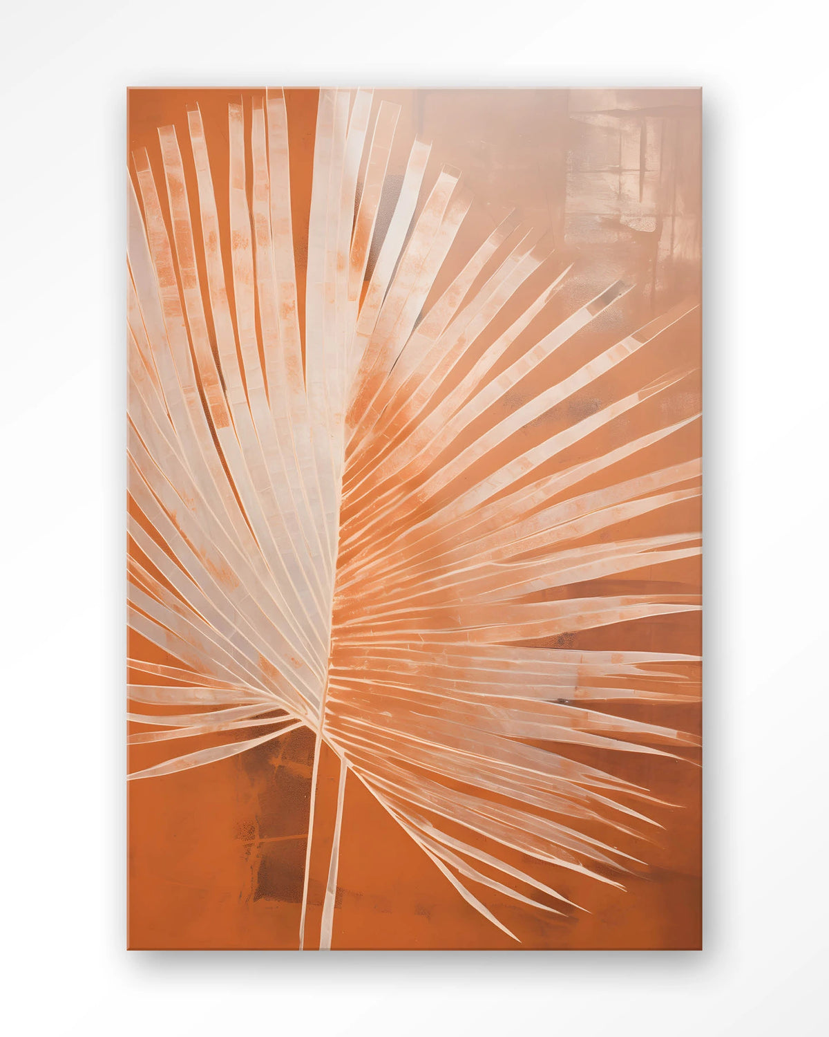 Rusty Palm – palmblad in oranje – Glas – Blinde montage