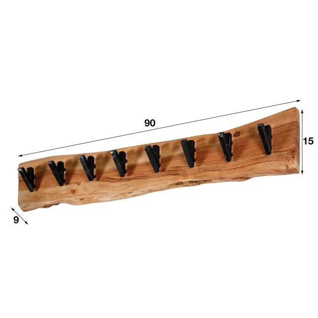 Kapstok edge 8 haken