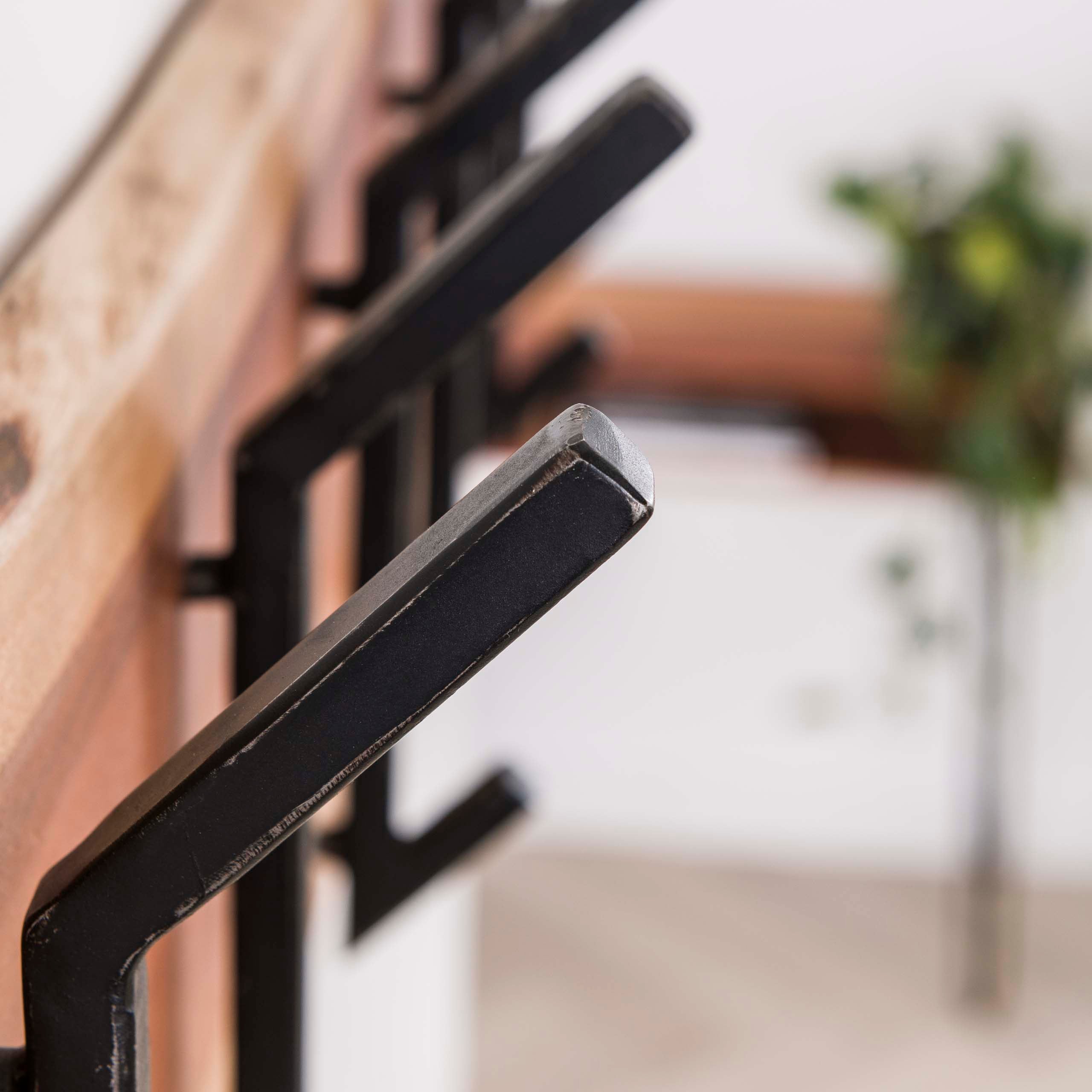 Kapstok Edge 2X6 Haken Massief Acacia