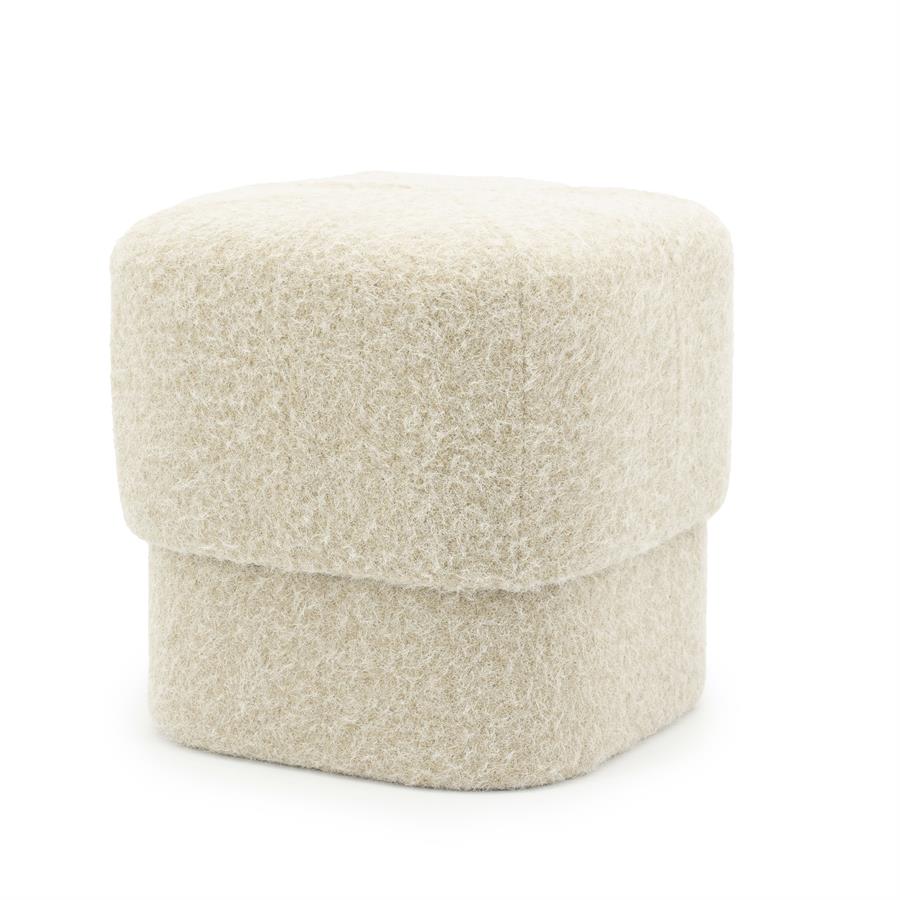Poufs and stools Stool Kelso 40x40x40 – taupe | By Boo