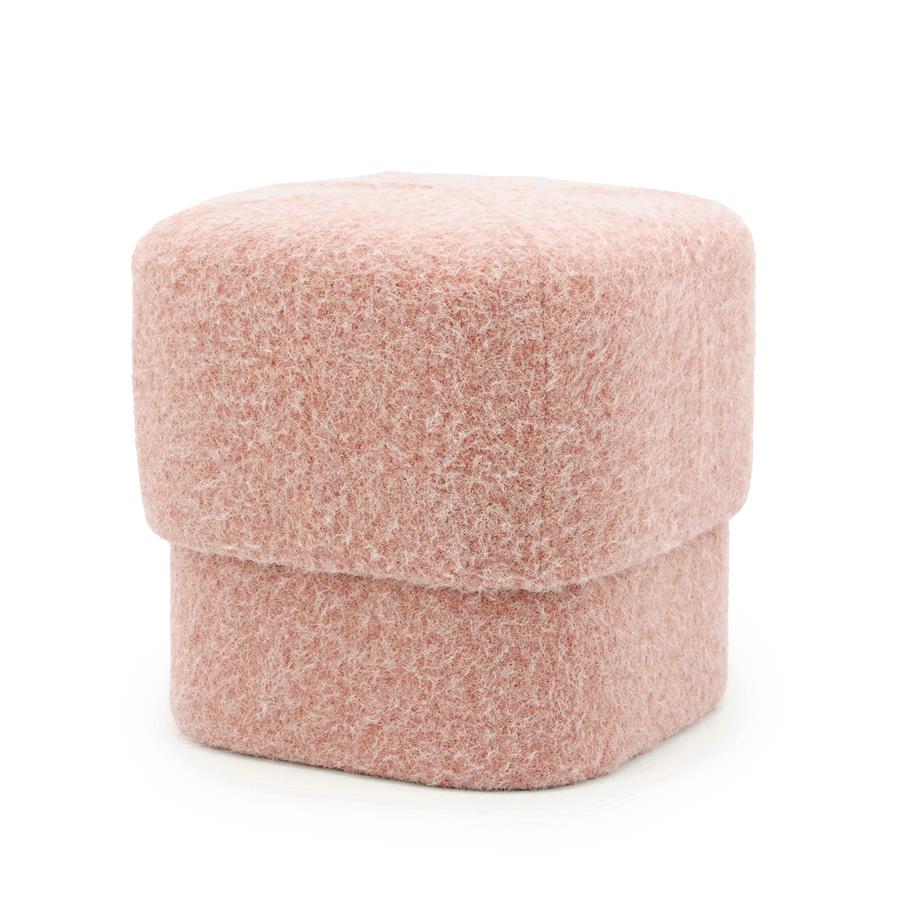 Poufs and stools Stool Kelso 40x40x40 – roze | By Boo