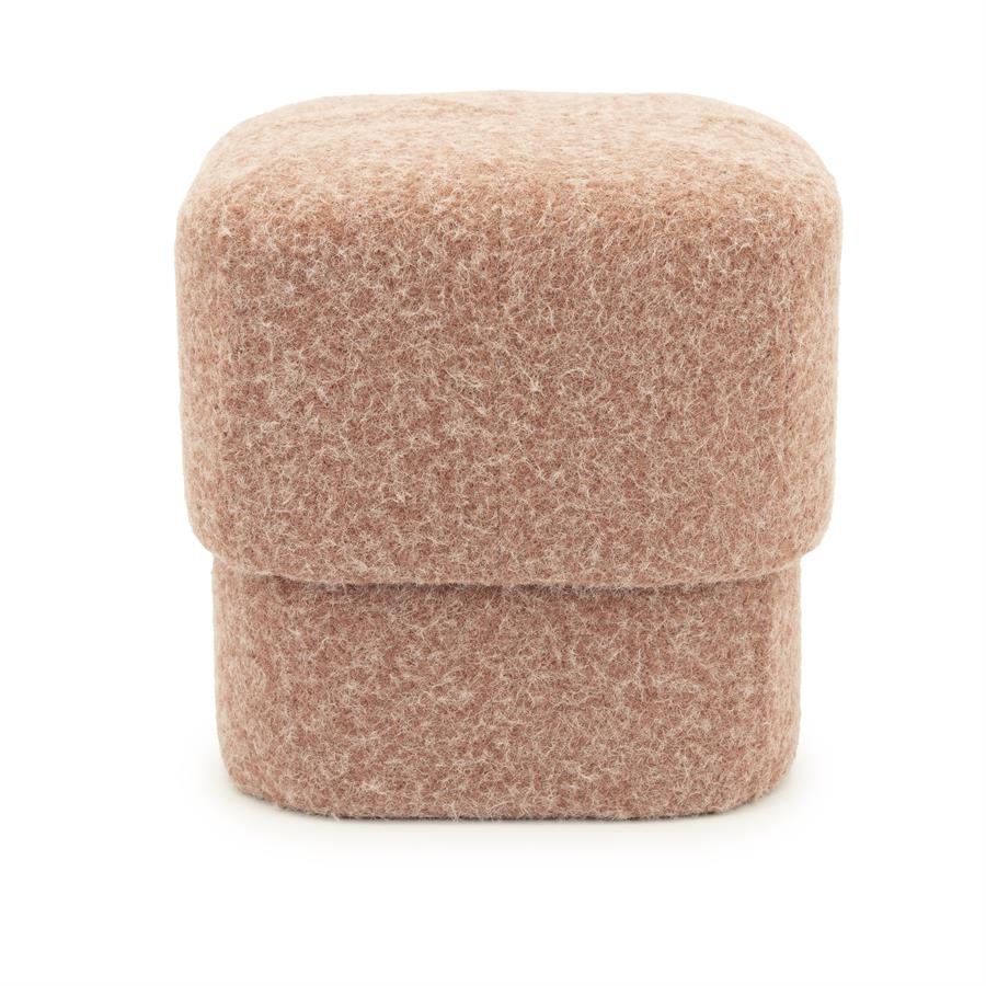 Poufs and stools Stool Kelso 40x40x40 – roze | By Boo