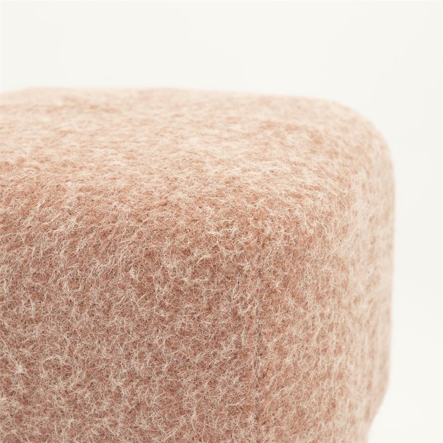 Poufs and stools Stool Kelso 40x40x40 – roze | By Boo