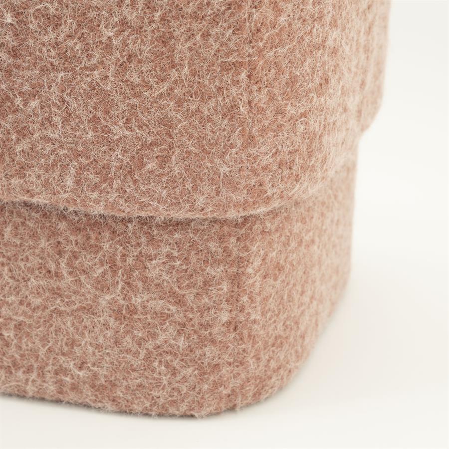 Poufs and stools Stool Kelso 40x40x40 – roze | By Boo