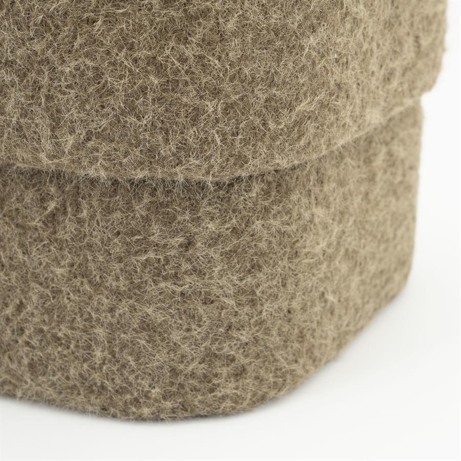 Poufs and stools Stool Kelso 40x40x40 – bruin | By Boo