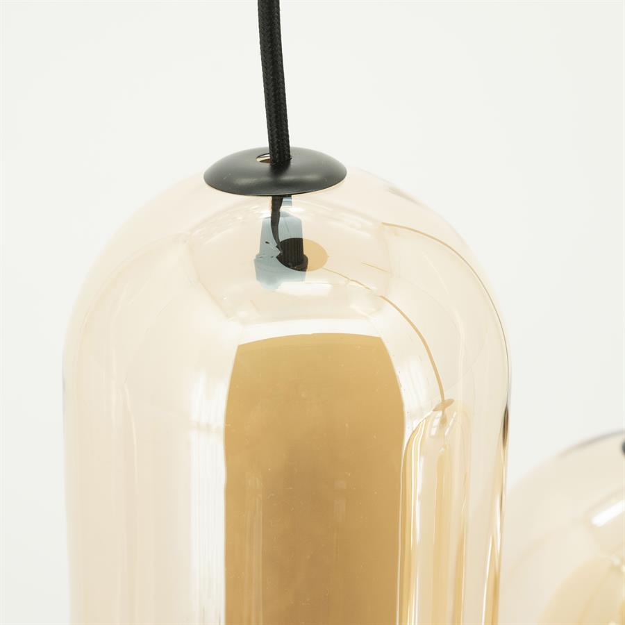 Lamp Shona cluster round 30x30x120 – amber | By Boo