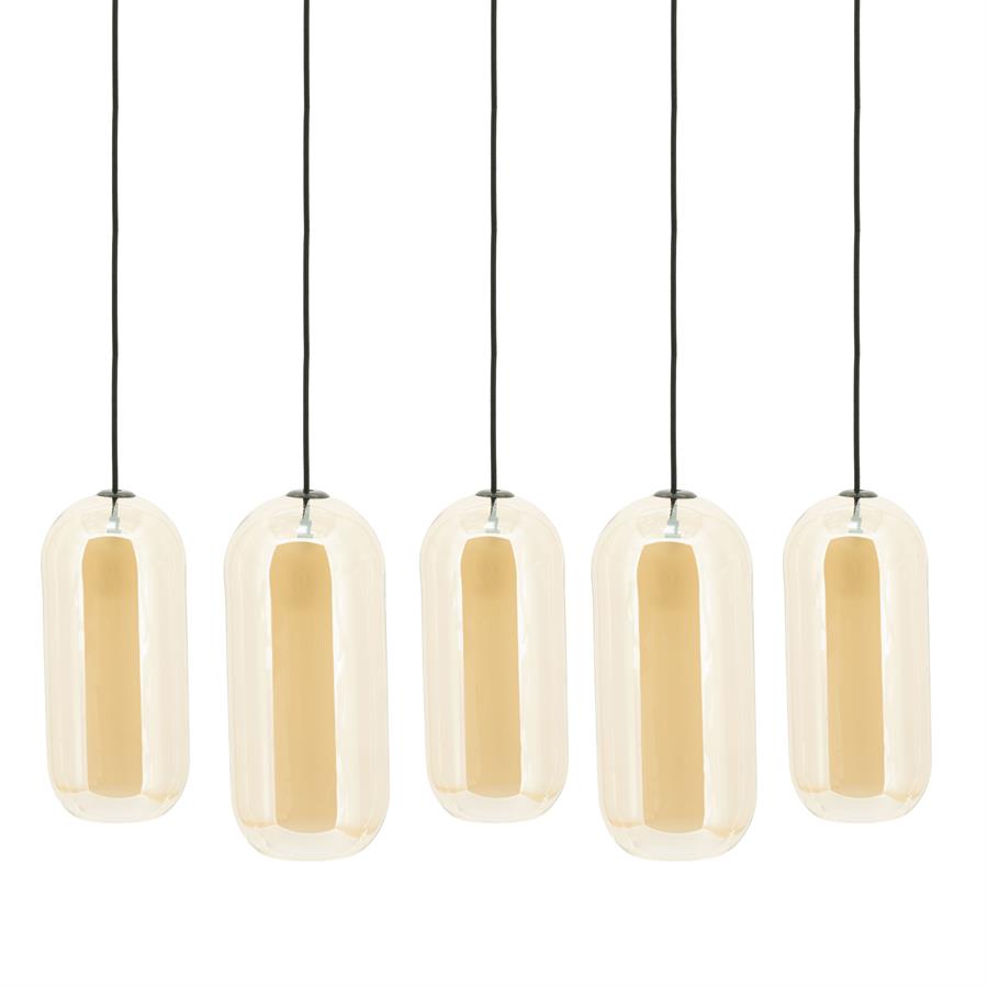 Lamp Shona cluster rectangular 100x15x120 – amber | By Boo