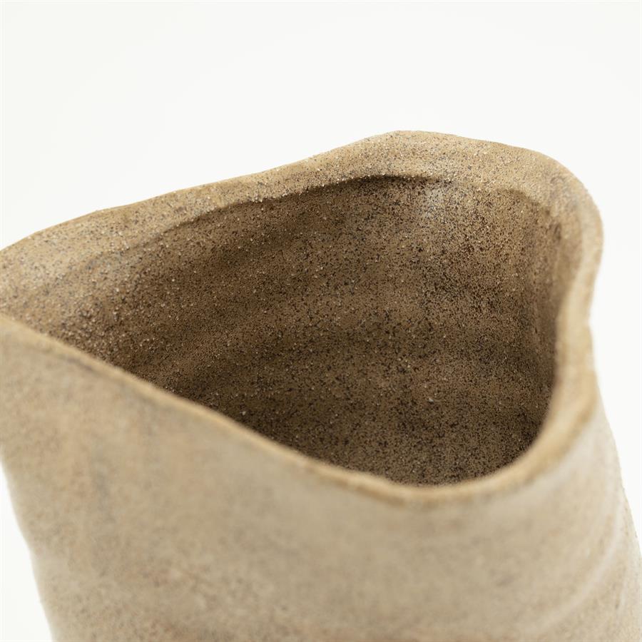 Pottery and vases Songa large 20x20x35,5 – bruin | By Boo