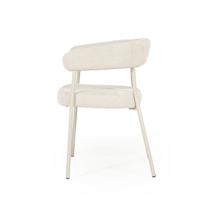 Stoel Yovi 55x57x77 – beige | By Boo