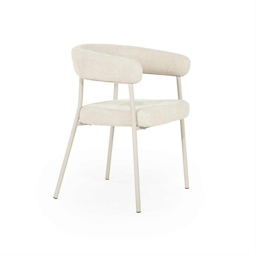 Stoel Yovi 55x57x77 – beige | By Boo